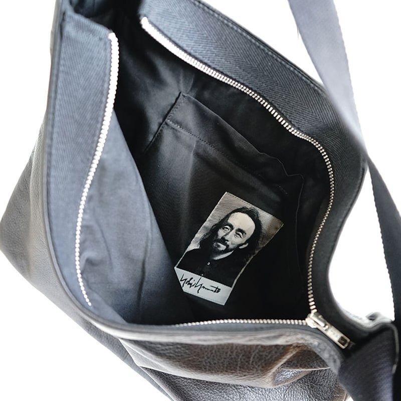 未使用 yohji yamamoto signature leather bag | requ 未使用 yohji yamamoto signature leather bag | requ