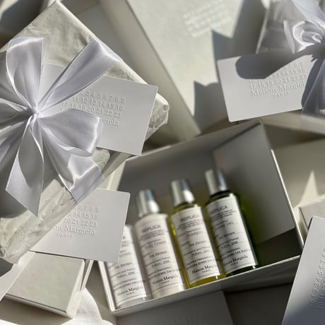 新品 maison margiela replica gift amenity ” box +card wrapping set"