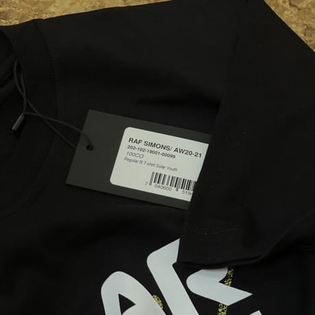 新品 rafsimons 2020aw SOLAR YOUTH" tops S