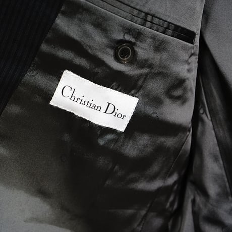christian dior stripe set up suits