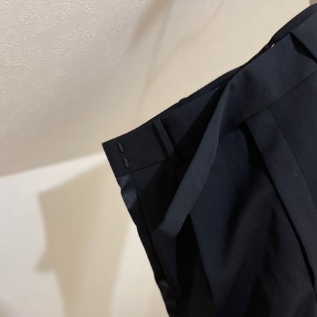 新品 2019aw saint laurent paris side line tuxedo trousers 42