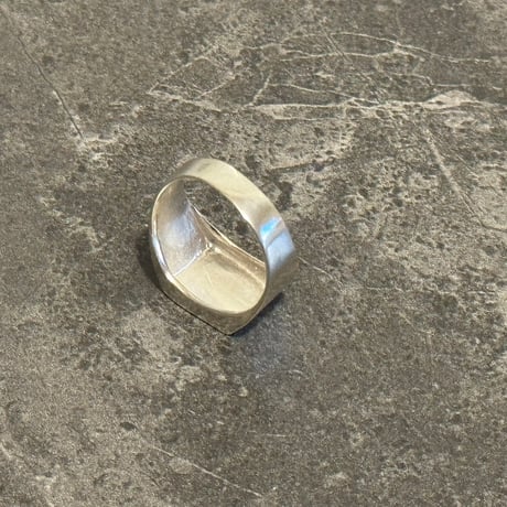 atelier sample sterling silver 925 signet ring "square” 14号