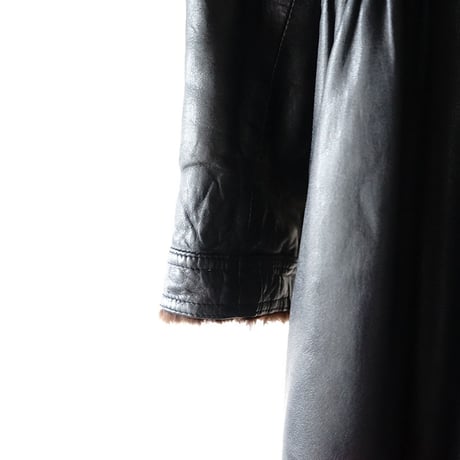 Yves Saint Laurent leather coat
