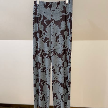 新品 jilsander 2020ss "総柄” eazy wide pants