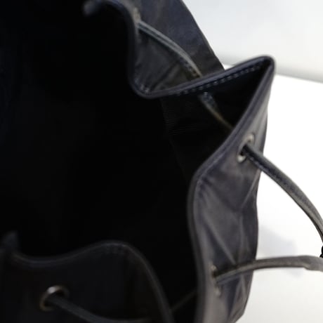 jean paul gaultier leather back pack