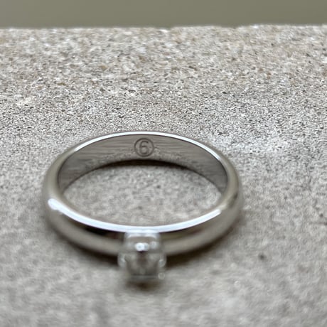 新品 mm6 maison margiela 2019aw ring silver