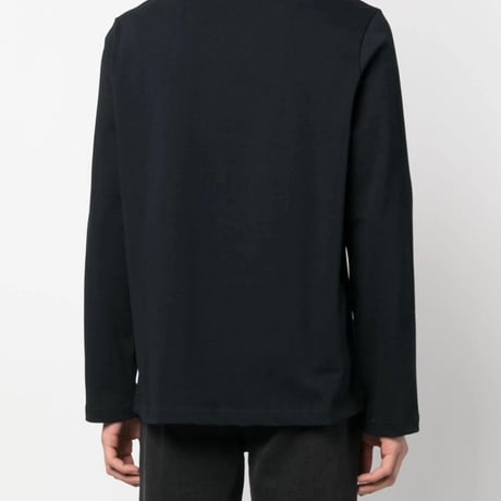 新品 apc  logo tops black