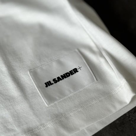 新品 jilsander logo tops white
