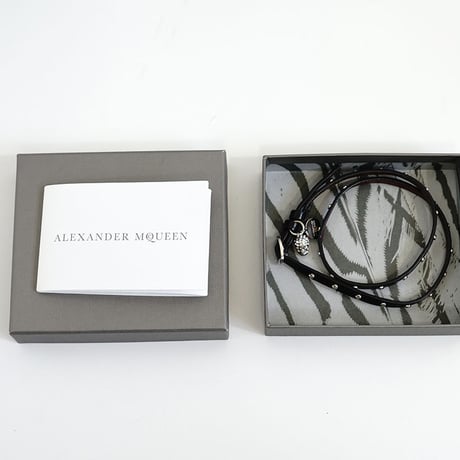 未使用 alexander mcqueen scull motifa bracelet