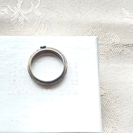 新品 maison margiela 2020aw "slim double" number ring 22号