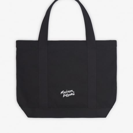 新品 maison kitsune 2025 fox head tote bag