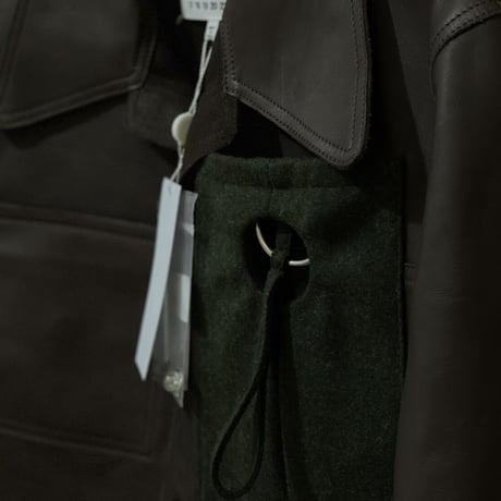 新品 maison margiela 2021aw leather jacket 46