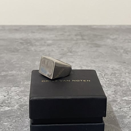 新品 dries van noten silver ring