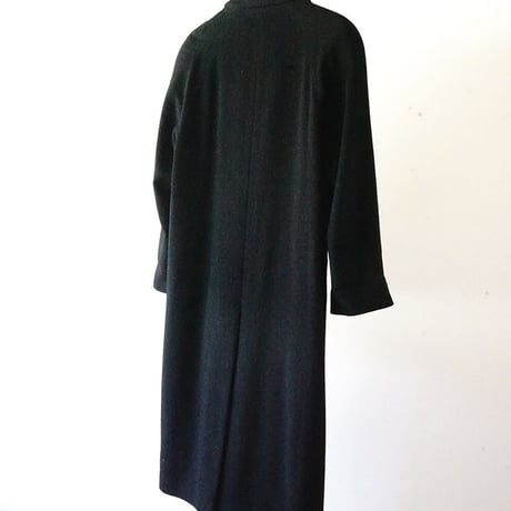 BURBERRY cashmere wool double coat black