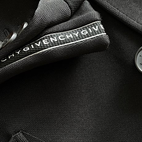 givenchy 2021aw logo intarsia jersey jacket