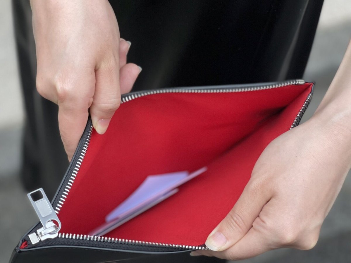 新品 maison margiela 2021ss leather clutch bag |