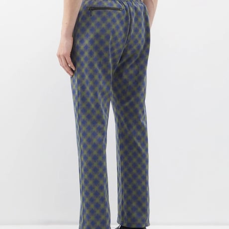 新品 needles 2022aw jacquard track pants green L