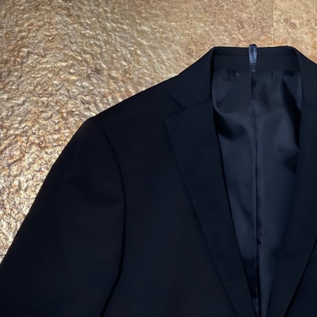 新品 made in Italy set up suit black 48