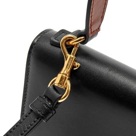 jilsander 2024-25 leather logo shoulder bag