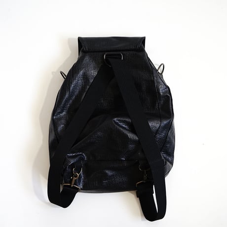 jean paul gaultier pvc leather backpack