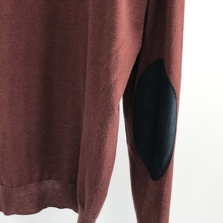 maison margiela elbow patch knit