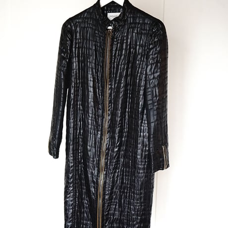 Yves Saint Laurent rive gauche  fake leather coat