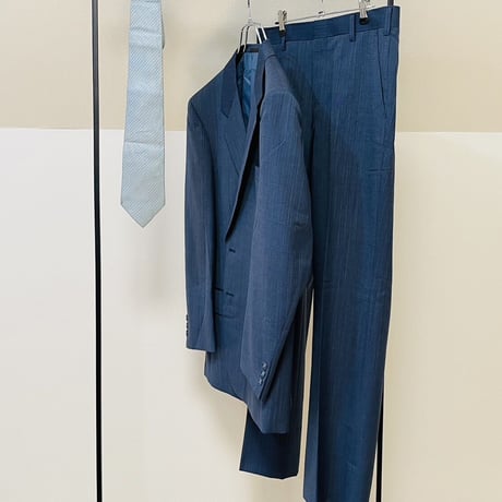 setup suit + hermes necktie #4