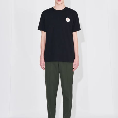 新品 maison kitsune fox tops black