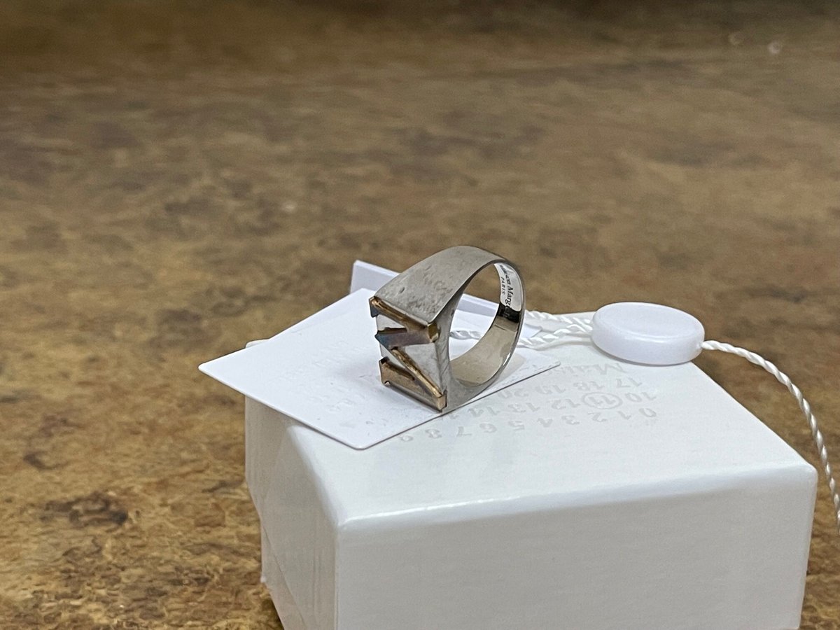 新品 maison margiela 2020aw signet ring 15号 | req
