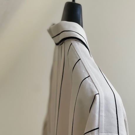 新品 jilsander 2020ss over size stripe shirt coat 42