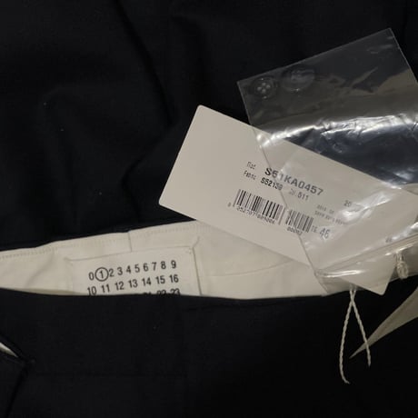 新品 maison margiela 2019aw wide tuck trousers