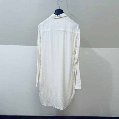 新品 jilsander 2018ss acetate long shirt