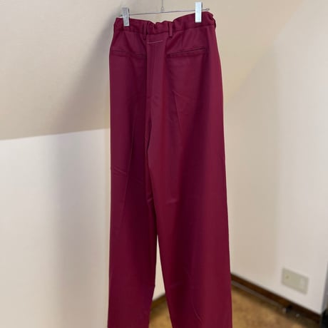 新品 mm6 maison margiela 2019aw bordeaux flare pants