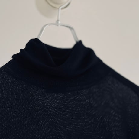 dries van noten turtleneck silk rayon knit
