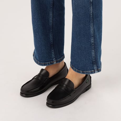 新品 paraboot 2025ss loafers  black UK8