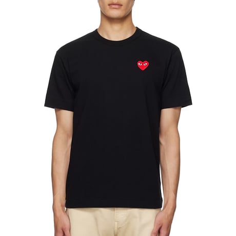 新品 play comme des garcons tops black L