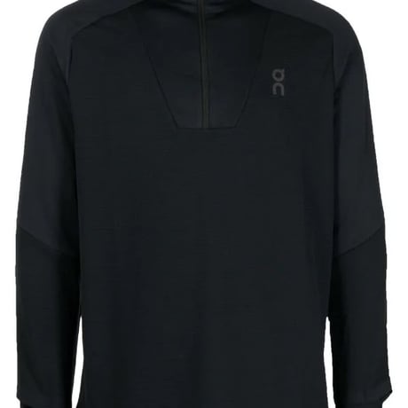 新品 on half zip black tops S