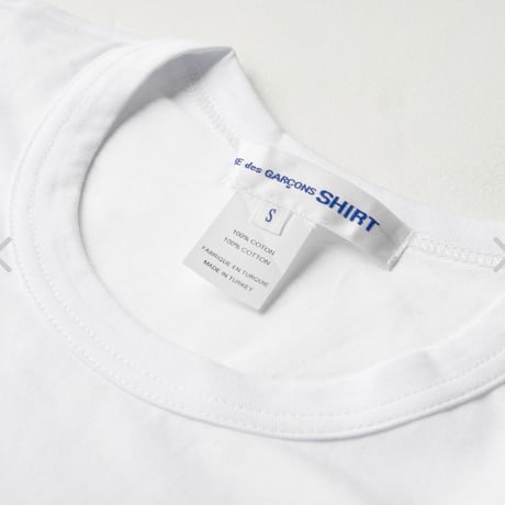 新品 comme des garcons shirt 2025ss logo tops M