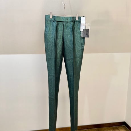 新品 paul smith 2016ss linen "箔" summer suit emerald