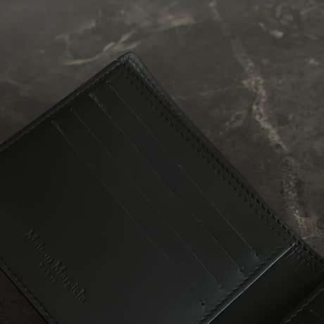 maison margiela four stitch leather wallet