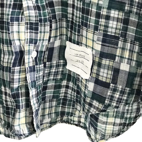 thom browne check shirt