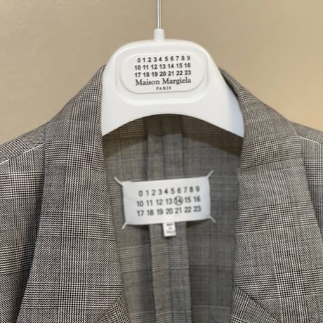 新品 maison margiela 2020aw check jacket