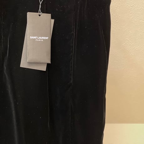 新品 saint laurent paris 2020aw velour trousers 38