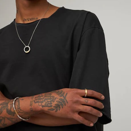 新品 maison margiela 2022ss logo band ring 23号