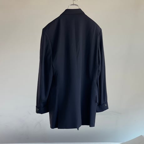 yohji yamamoto pour homme 8 button double jacket