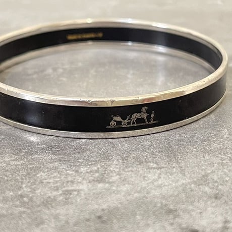 hermes black bangle
