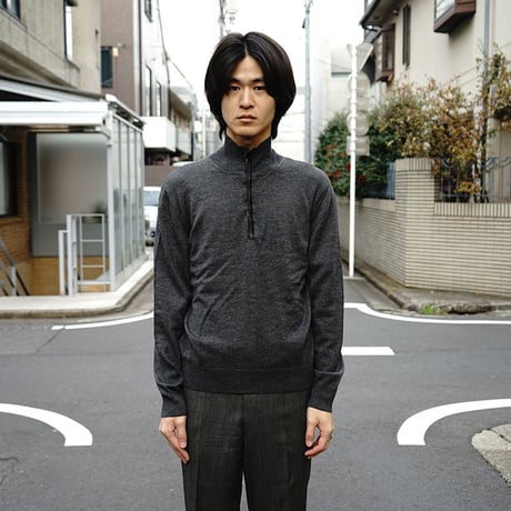 Ermenegildo Zegna harf zip knit