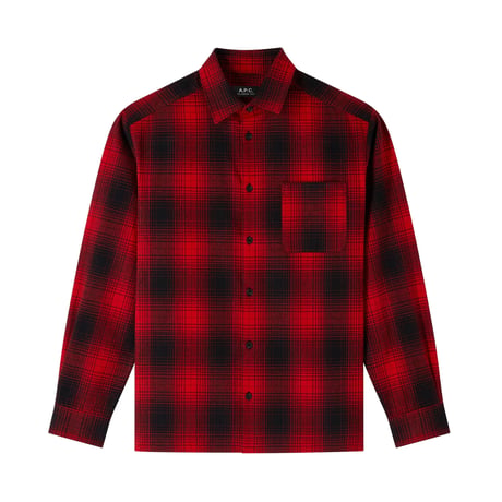 新品 apc 2024ss over size check shirt