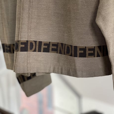 fiend logo zip up jacket