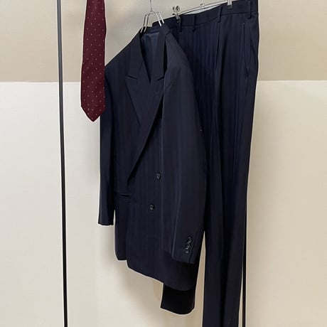 setup suit + hermes necktie #12